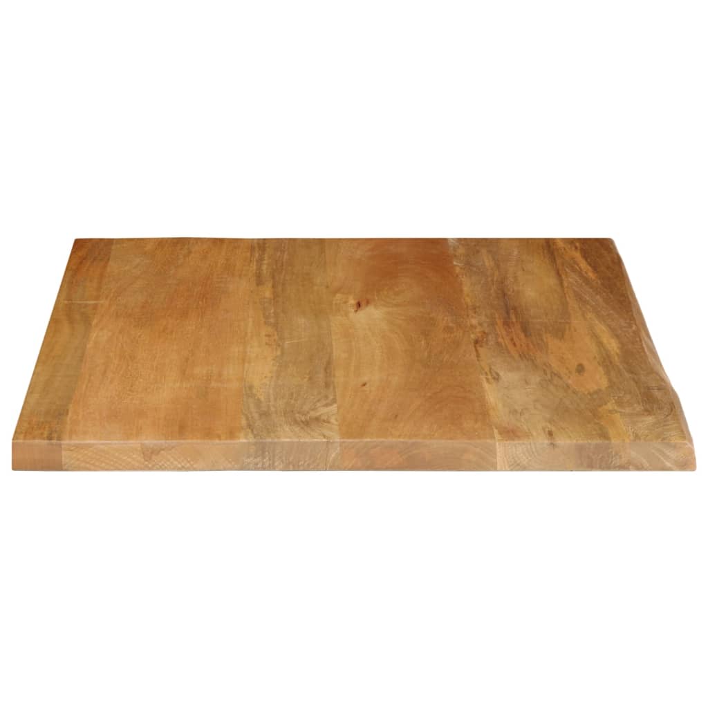 vidaXL Tischplatte mit Baumkante 60x60x2,5 cm Massivholz Mango