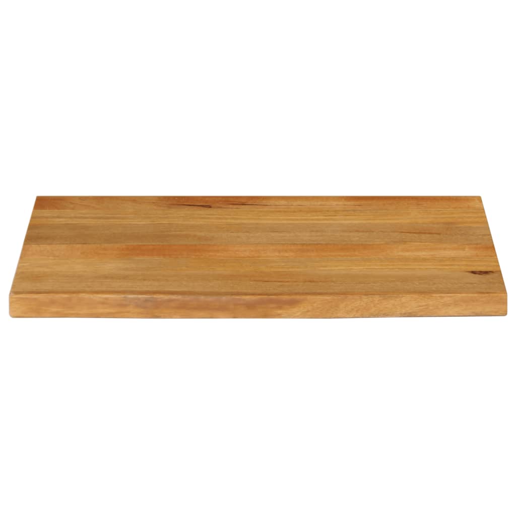vidaXL Plateau de table à bord naturel 80x60x2,5 cm Bois de manguier massif