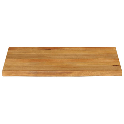 vidaXL Plateau de table à bord naturel 80x60x2,5 cm Bois de manguier massif