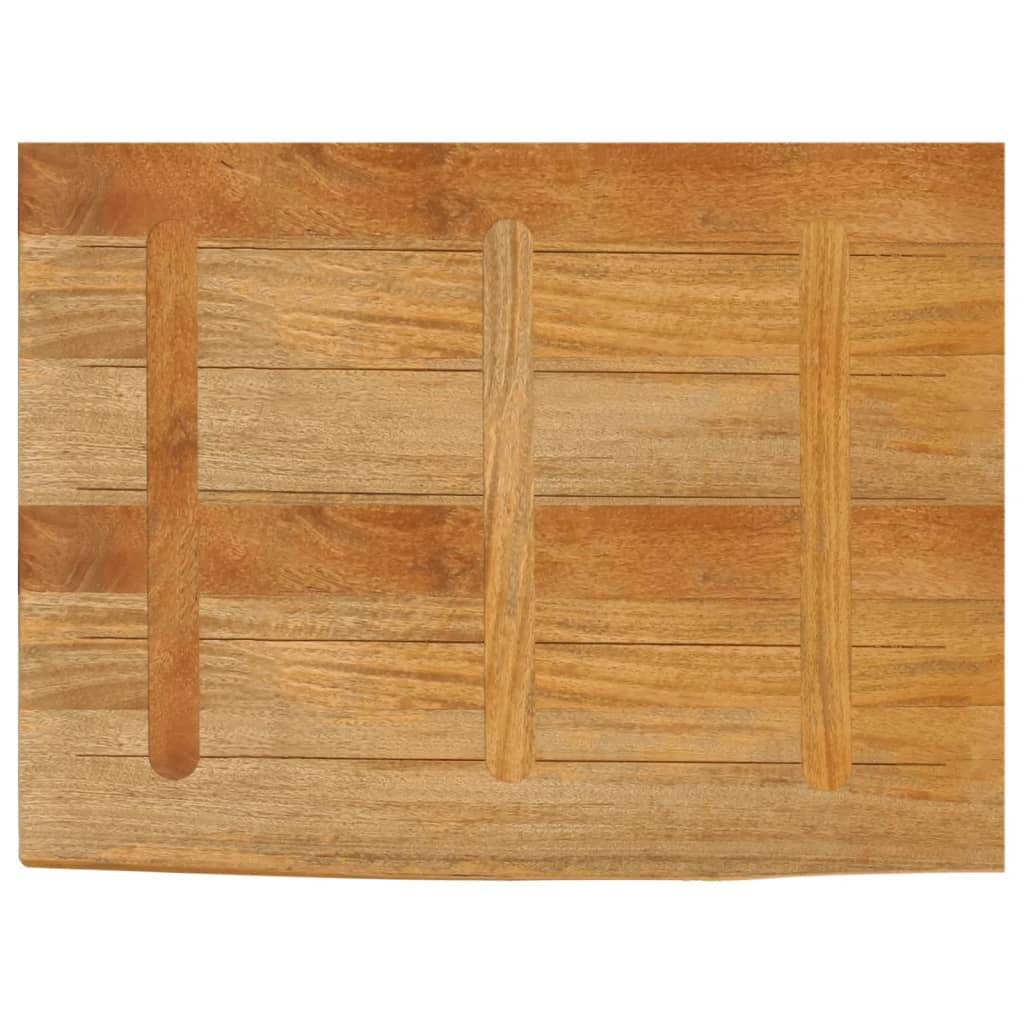 vidaXL Tischplatte mit Baumkante 90x60x2,5 cm Massivholz Mango
