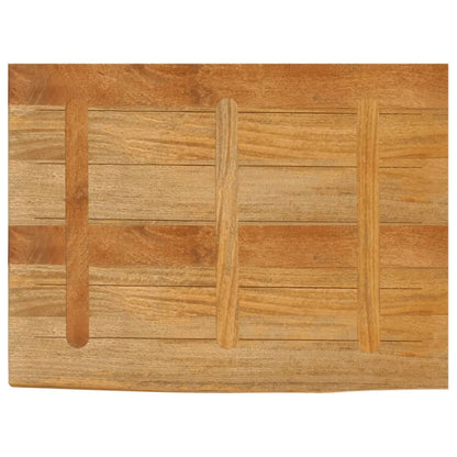 vidaXL Tischplatte mit Baumkante 90x60x2,5 cm Massivholz Mango