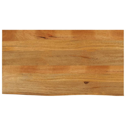 vidaXL Tischplatte mit Baumkante 110x60x2,5 cm Massivholz Mango