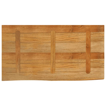 vidaXL Tischplatte mit Baumkante 110x60x2,5 cm Massivholz Mango