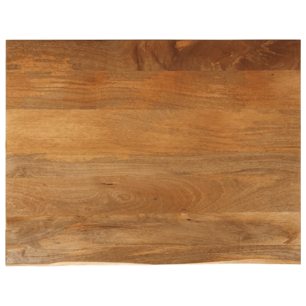 vidaXL Plateau de table à bord vif 90x80x2,5 cm Bois de manguier massif