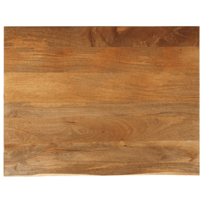 vidaXL Plateau de table à bord vif 90x80x2,5 cm Bois de manguier massif