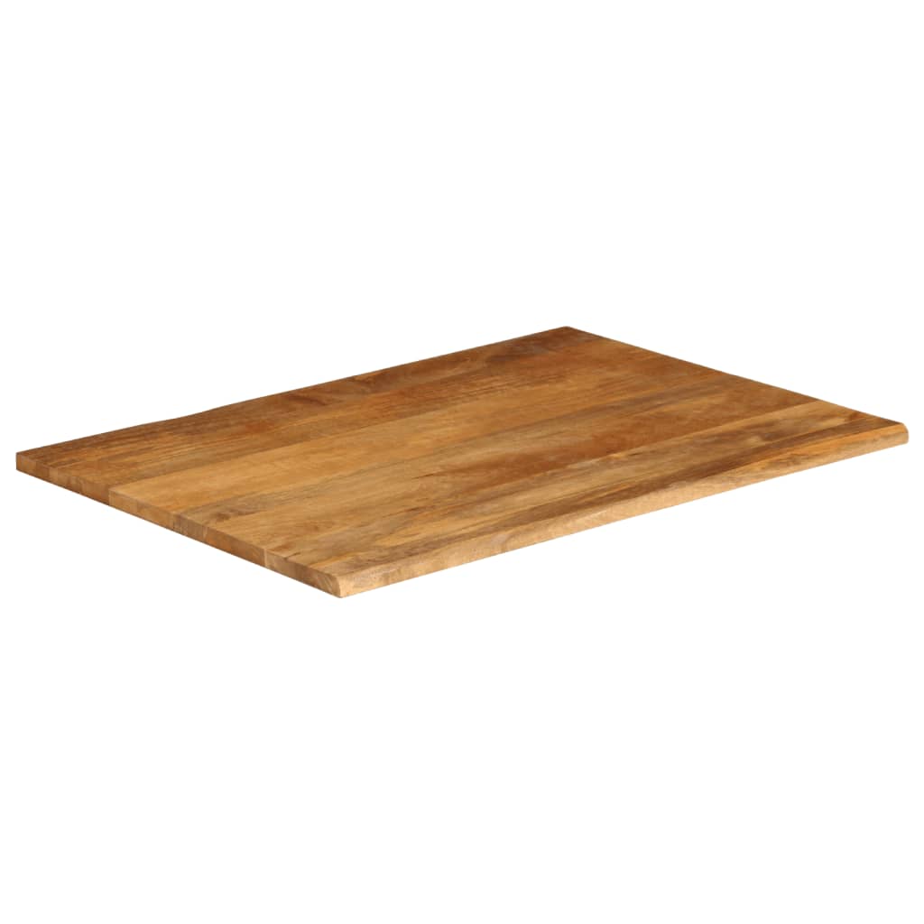 vidaXL Plateau de table à bord vif 90x80x2,5 cm Bois de manguier massif