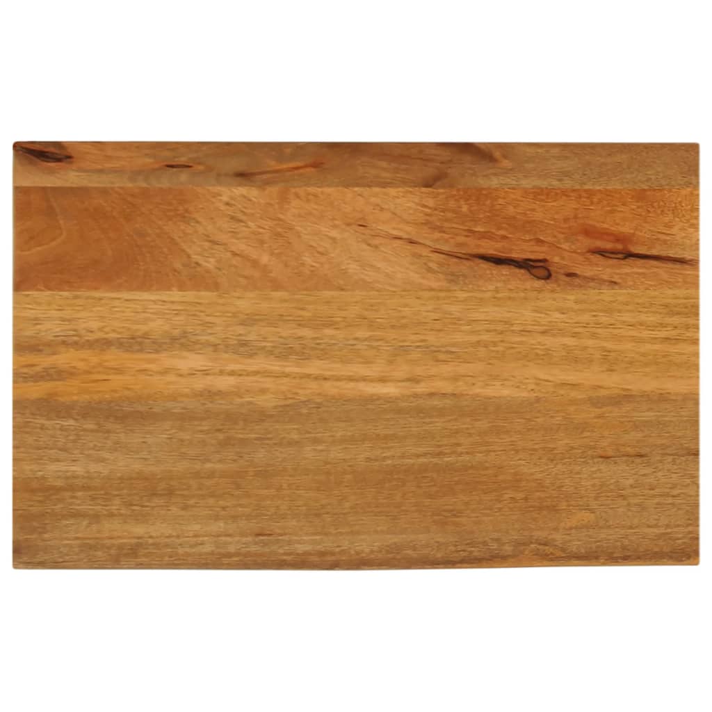 vidaXL Plateau de table avec bords naturels 60x20x3,8 cm Bois de manguier massif