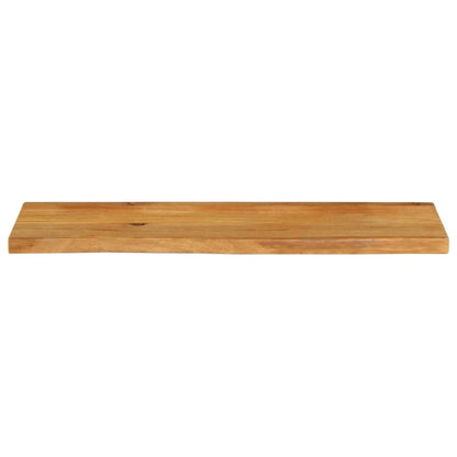 vidaXL Tischplatte mit Baumkante 120x20x3,8 cm Massivholz Mango