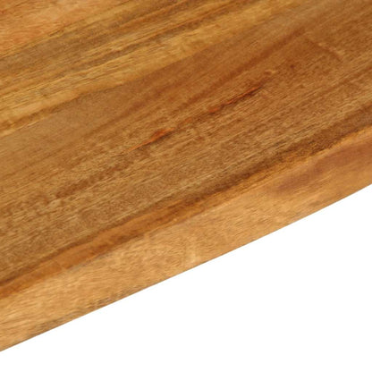 vidaXL Tischplatte mit Baumkante 120x20x3,8 cm Massivholz Mango