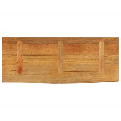 vidaXL Tischplatte mit Baumkante 90x30x3,8 cm Massivholz Mango