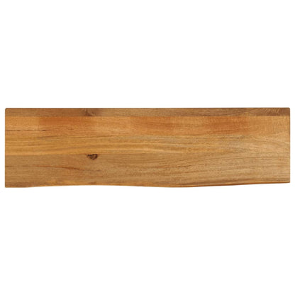 vidaXL Tischplatte mit Baumkante 100x30x3,8 cm Massivholz Mango