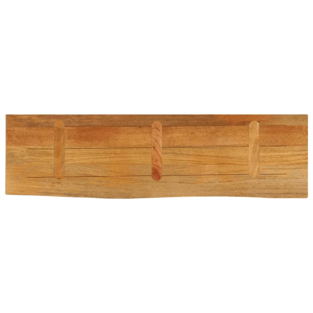 vidaXL Tischplatte mit Baumkante 100x30x3,8 cm Massivholz Mango