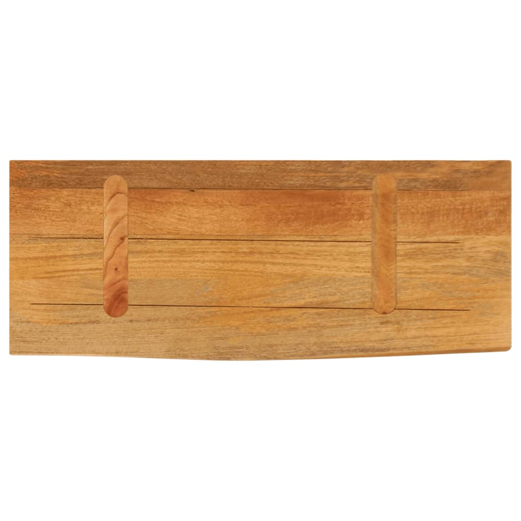 vidaXL Tischplatte mit Baumkante 70x40x3,8 cm Massivholz Mango
