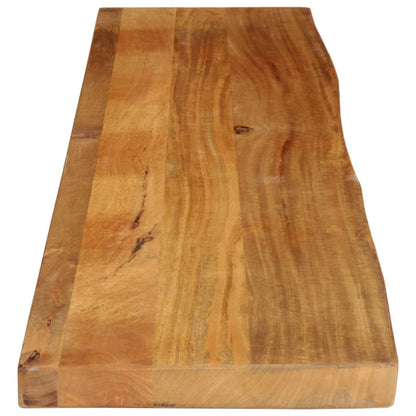 vidaXL Tischplatte mit Baumkante 180x40x3,8 cm Massivholz Mango