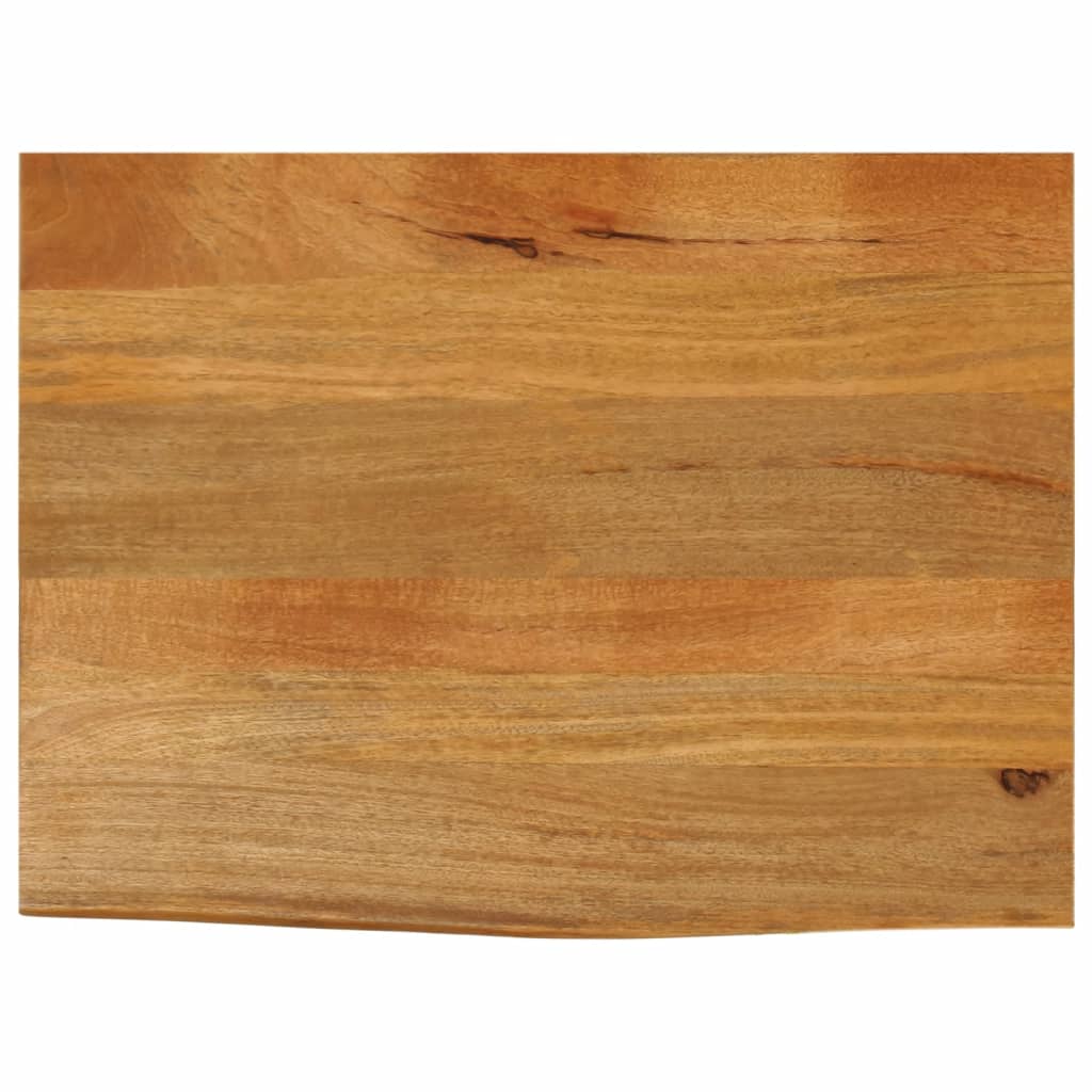 vidaXL Tischplatte mit Baumkante 70x60x3,8 cm Massivholz Mango