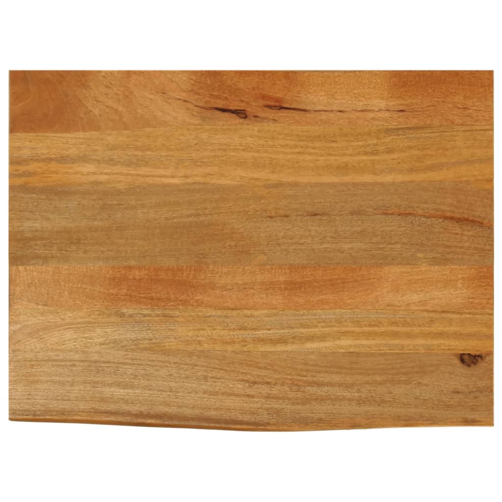 vidaXL Tischplatte mit Baumkante 90x60x3,8 cm Massivholz Mango