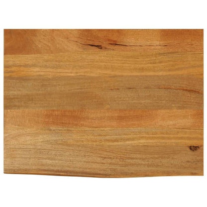 vidaXL Tischplatte mit Baumkante 90x60x3,8 cm Massivholz Mango