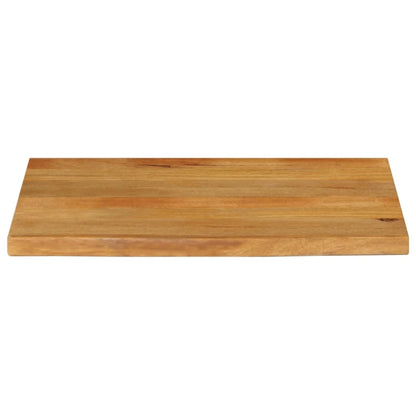 vidaXL Tischplatte mit Baumkante 90x60x3,8 cm Massivholz Mango