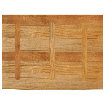 vidaXL Tischplatte mit Baumkante 90x60x3,8 cm Massivholz Mango