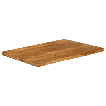 vidaXL Tischplatte mit Baumkante 120x60x3,8 cm Massivholz Mango