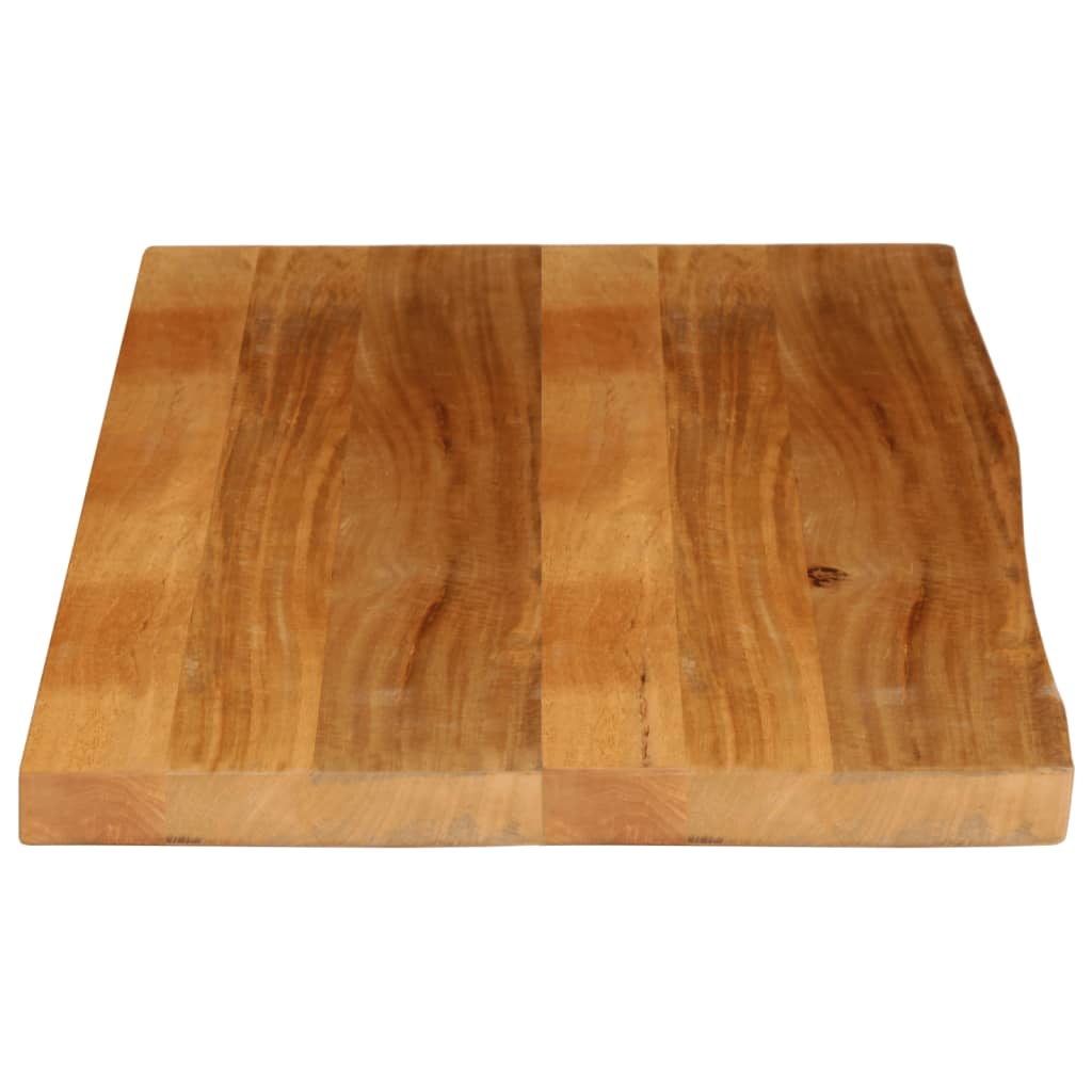 vidaXL Tischplatte mit Baumkante 120x60x3,8 cm Massivholz Mango