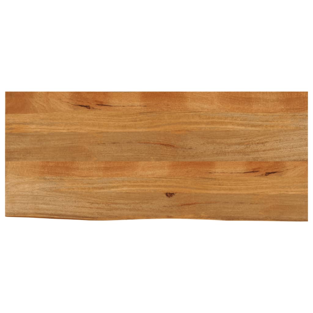 vidaXL Tischplatte mit Baumkante 140x60x3,8 cm Massivholz Mango