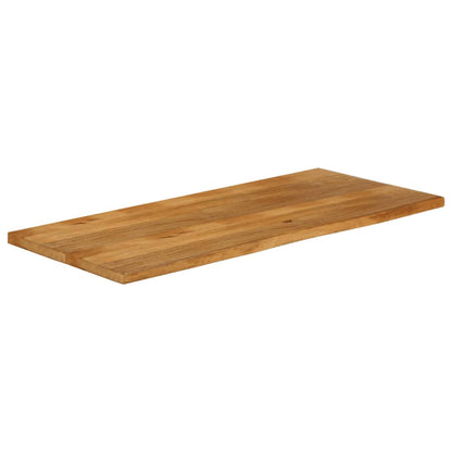 vidaXL Tischplatte mit Baumkante 140x60x3,8 cm Massivholz Mango
