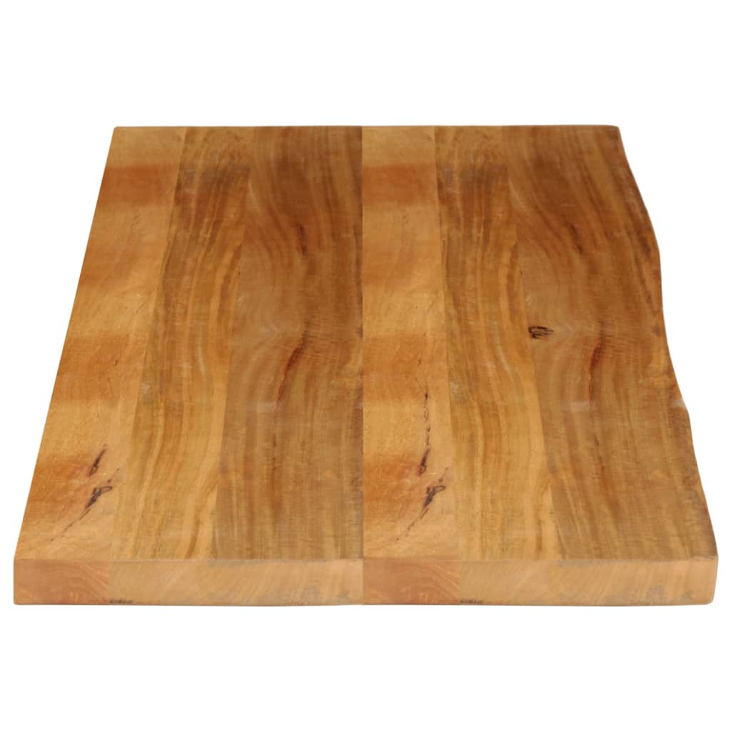 vidaXL Tischplatte mit Baumkante 140x60x3,8 cm Massivholz Mango