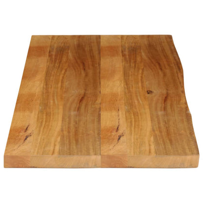 vidaXL Tischplatte mit Baumkante 140x60x3,8 cm Massivholz Mango
