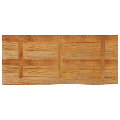 vidaXL Tischplatte mit Baumkante 140x60x3,8 cm Massivholz Mango