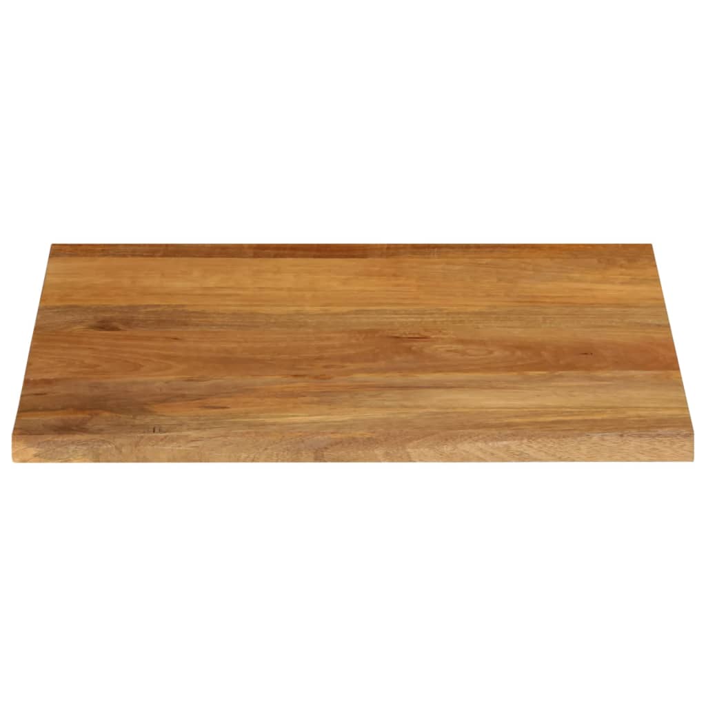 vidaXL Tischplatte mit Baumkante 80x80x3,8 cm Massivholz Mango