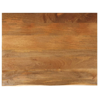vidaXL Tischplatte mit Baumkante 110x80x3,8 cm Massivholz Mango