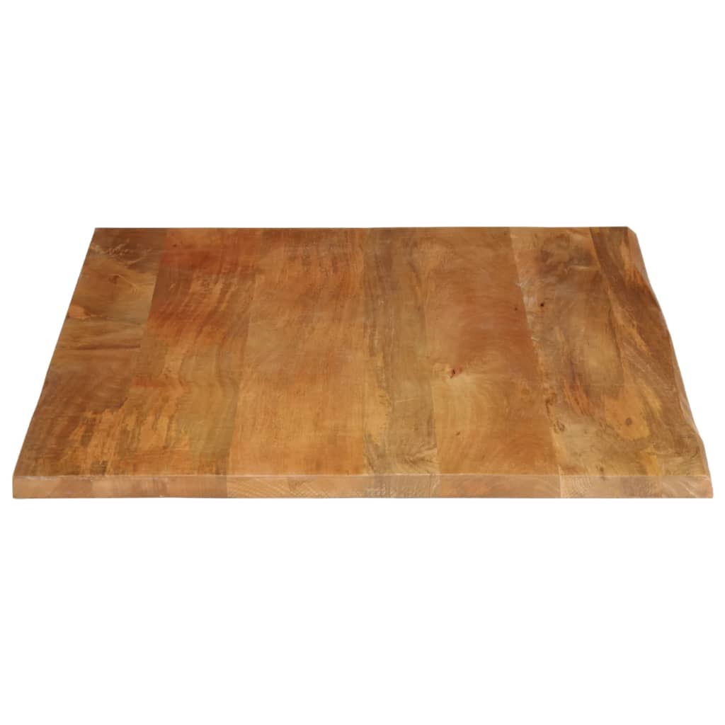 vidaXL Tischplatte mit Baumkante 110x80x3,8 cm Massivholz Mango