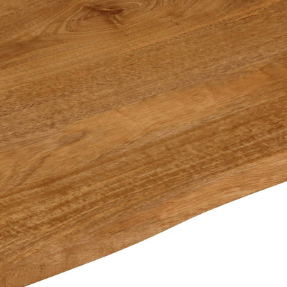 vidaXL Tischplatte mit Baumkante 110x80x3,8 cm Massivholz Mango