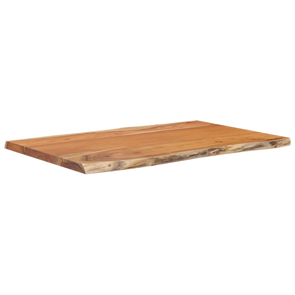 vidaXL Tischplatte 60x40x2,5 cm Rechteckig Massivholz Akazie Baumkante