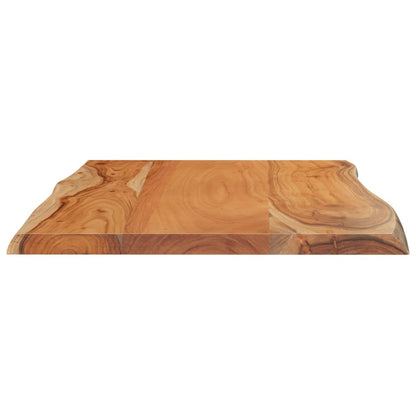 vidaXL Tischplatte 60x40x2,5 cm Rechteckig Massivholz Akazie Baumkante