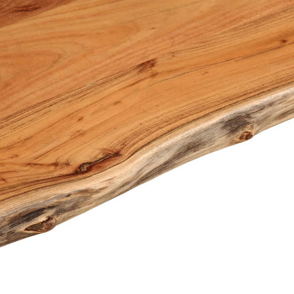 vidaXL Tischplatte 60x40x2,5 cm Rechteckig Massivholz Akazie Baumkante