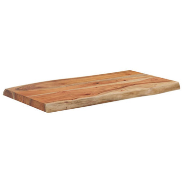 vidaXL Tischplatte 70x40x2,5 cm Rechteckig Massivholz Akazie Baumkante