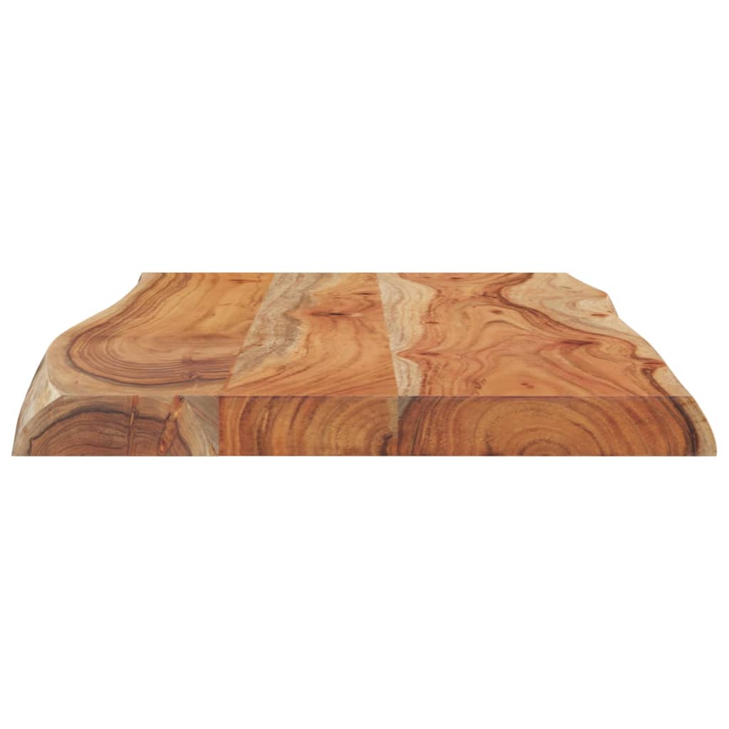 vidaXL Tischplatte 70x40x2,5 cm Rechteckig Massivholz Akazie Baumkante