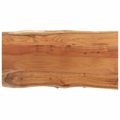 vidaXL Tischplatte 80x40x2,5 cm Rechteckig Massivholz Akazie Baumkante