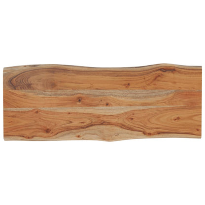 vidaXL Tischplatte 100x40x2,5cm Rechteckig Massivholz Akazie Baumkante