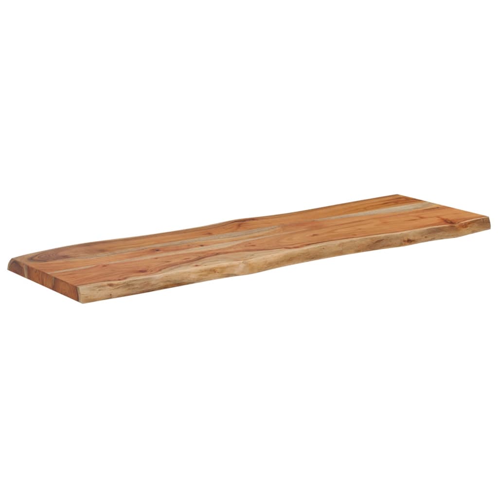 vidaXL Tischplatte 120x40x2,5cm Rechteckig Massivholz Akazie Baumkante