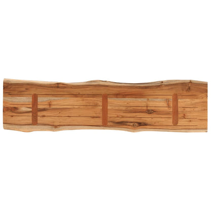 vidaXL Tischplatte 160x40x2,5cm Rechteckig Massivholz Akazie Baumkante