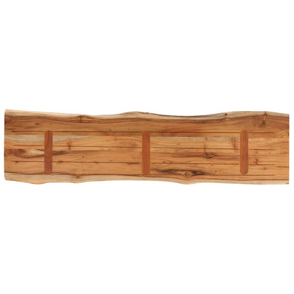 vidaXL Tischplatte 180x40x2,5cm Rechteckig Massivholz Akazie Baumkante