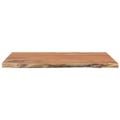 vidaXL Tischplatte 80x60x2,5cm Rechteckig Massivholz Akazie Naturkante