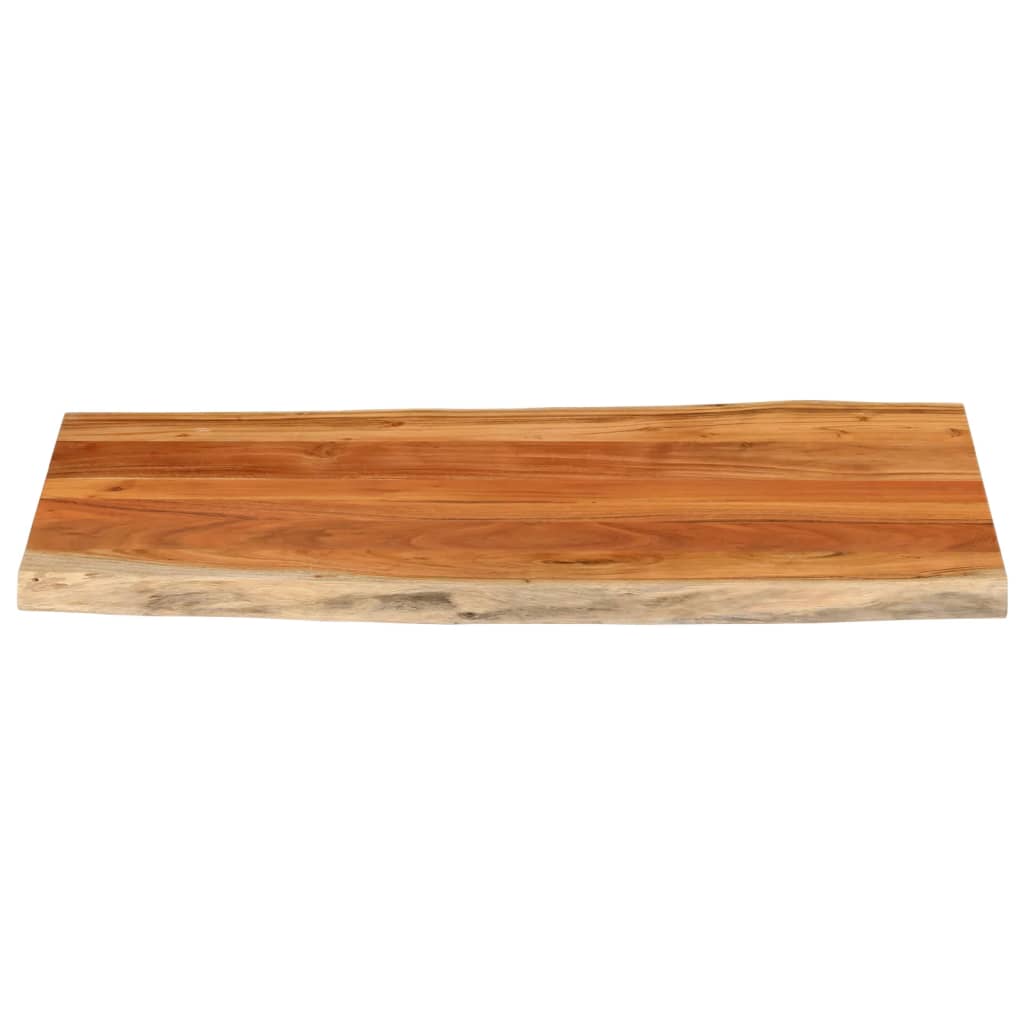 vidaXL Tischplatte 100x60x2,5cm Rechteckig Massivholz Akazie Baumkante