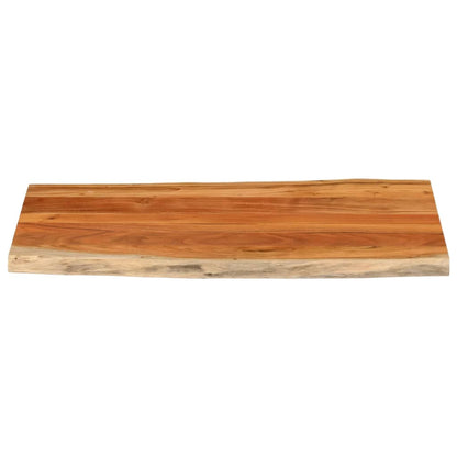 vidaXL Tischplatte 100x60x2,5cm Rechteckig Massivholz Akazie Baumkante