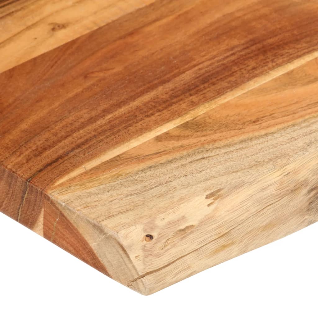 vidaXL Tischplatte 100x60x2,5cm Rechteckig Massivholz Akazie Baumkante