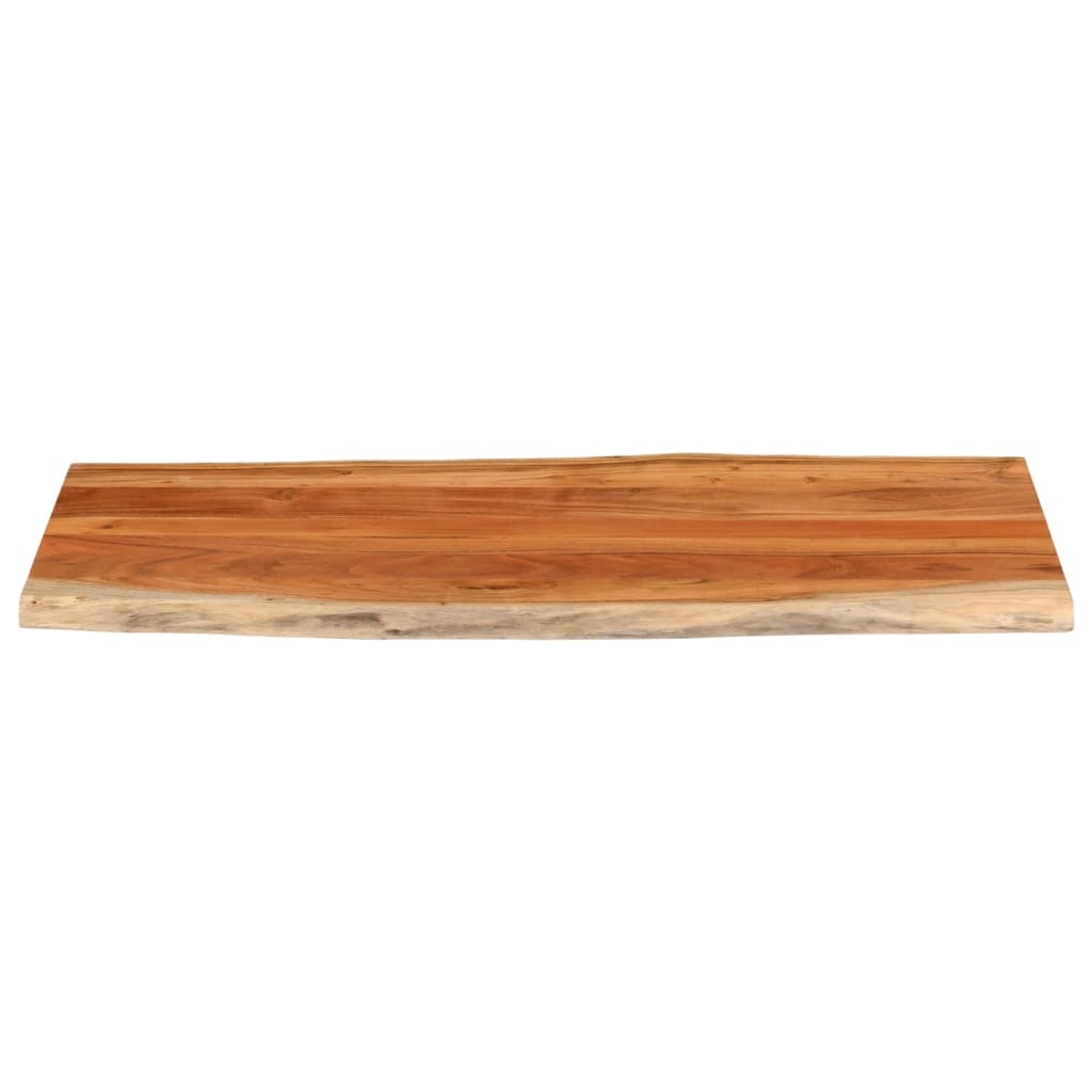 vidaXL Tischplatte 140x60x2,5cm Rechteckig Massivholz Akazie Baumkante