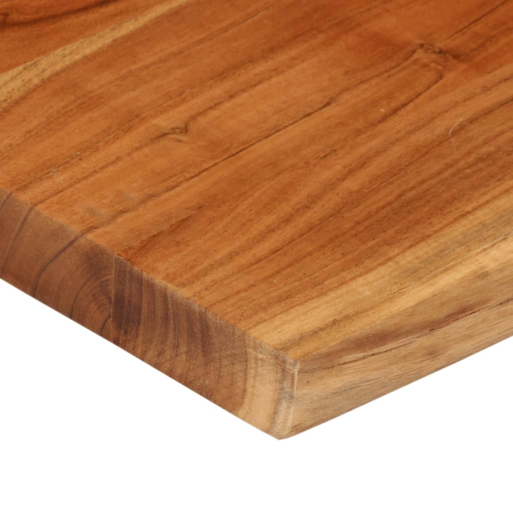 vidaXL Tischplatte 40x40x3,8cm Quadratisch Massivholz Akazie Baumkante